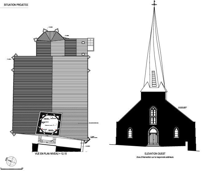 eglise de grand marchin restauration par ccbois